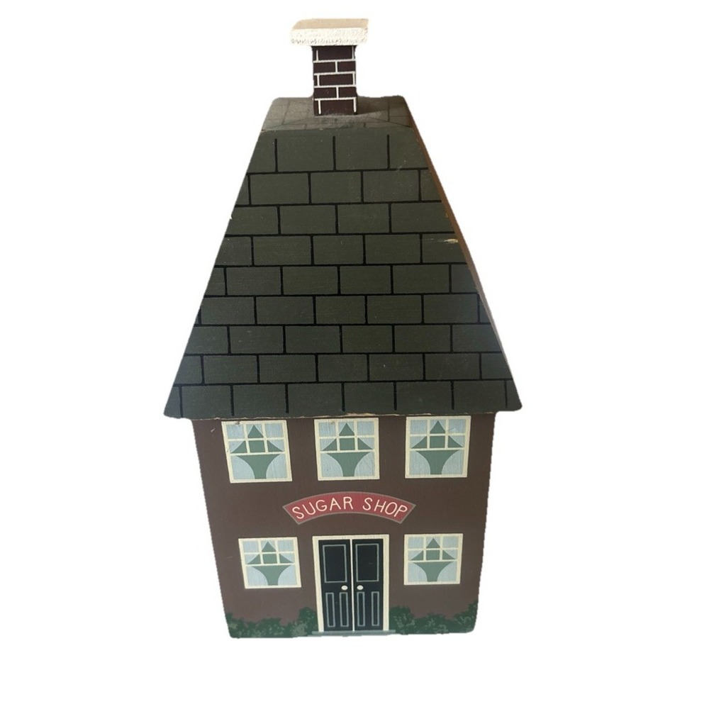 Sugar Shop Wood Canister Farmhouse Decor‎ with plastic liner